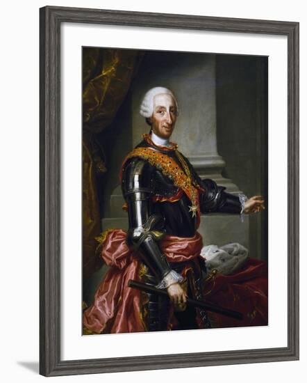 Portrait of Charles III of Bourbon-null-Framed Giclee Print