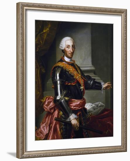 Portrait of Charles III of Bourbon-null-Framed Giclee Print