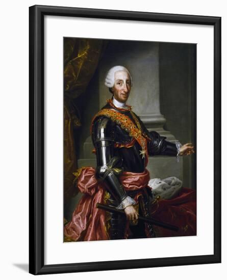 Portrait of Charles III of Bourbon-null-Framed Giclee Print