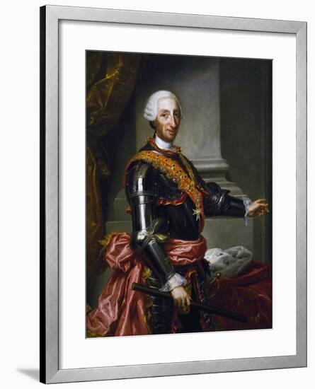 Portrait of Charles III of Bourbon-null-Framed Giclee Print