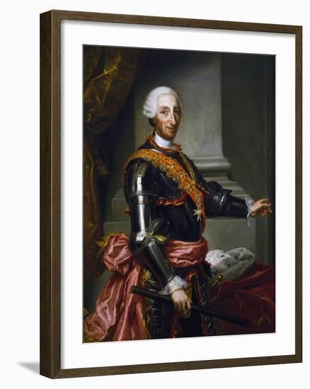 Portrait of Charles III of Bourbon-null-Framed Giclee Print