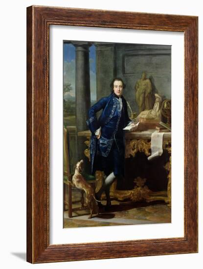 Portrait of Charles John Crowle (1738-1811) of Crowle Park, circa 1761-62-Pompeo Batoni-Framed Giclee Print