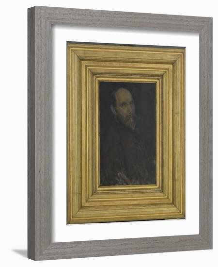 Portrait of Charles Lang Freer, 1902-03 (Oil on Wood Panel)-James Abbott McNeill Whistler-Framed Giclee Print