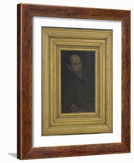 Portrait of Charles Lang Freer, 1902-03 (Oil on Wood Panel)-James Abbott McNeill Whistler-Framed Giclee Print