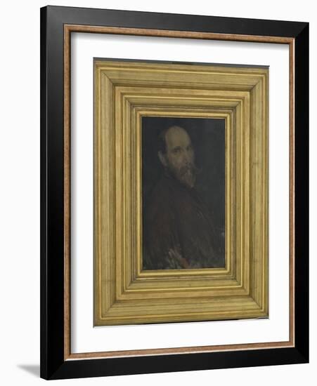 Portrait of Charles Lang Freer, 1902-03 (Oil on Wood Panel)-James Abbott McNeill Whistler-Framed Giclee Print