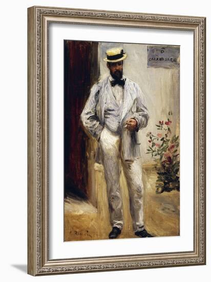 Portrait of Charles Le Coeur, 1874-Pierre-Auguste Renoir-Framed Giclee Print