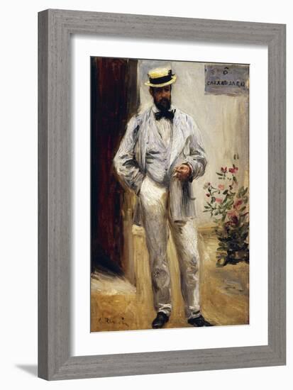 Portrait of Charles Le Coeur, 1874-Pierre-Auguste Renoir-Framed Giclee Print