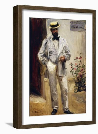 Portrait of Charles Le Coeur, 1874-Pierre-Auguste Renoir-Framed Giclee Print