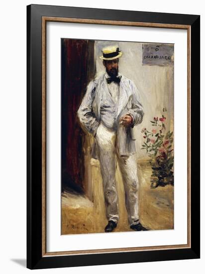 Portrait of Charles Le Coeur, 1874-Pierre-Auguste Renoir-Framed Giclee Print