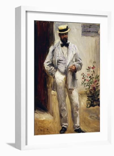 Portrait of Charles Le Coeur, 1874-Pierre-Auguste Renoir-Framed Giclee Print
