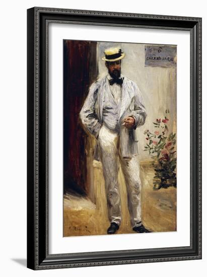 Portrait of Charles Le Coeur, 1874-Pierre-Auguste Renoir-Framed Giclee Print