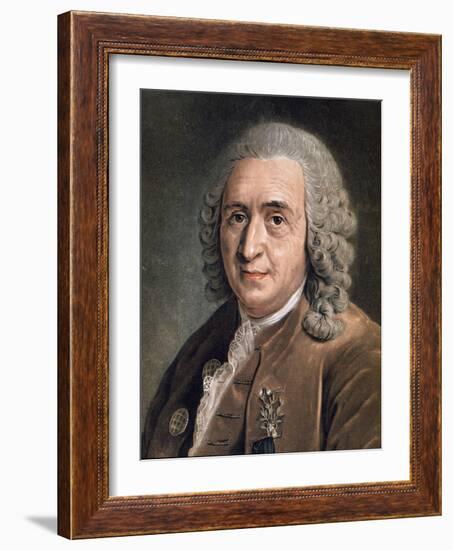 Portrait of Charles Linnaeus-null-Framed Giclee Print