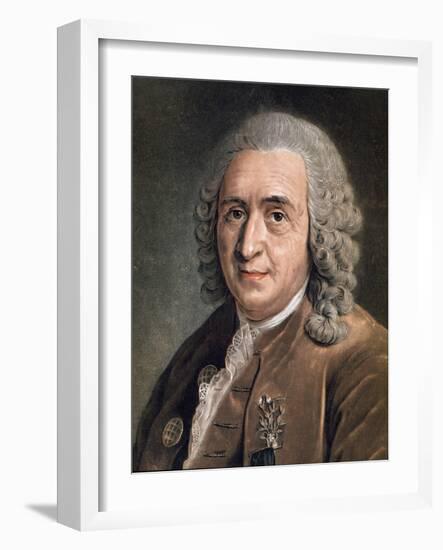 Portrait of Charles Linnaeus-null-Framed Giclee Print