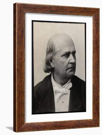 Portrait of Charles Marie Leconte de Lisle (de l'Isle) (1818-1894), French poet-French Photographer-Framed Giclee Print