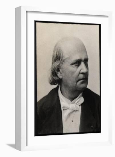 Portrait of Charles Marie Leconte de Lisle (de l'Isle) (1818-1894), French poet-French Photographer-Framed Giclee Print
