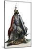 Portrait of Charles Martel (688-741), Frankish military and political leader-French School-Mounted Giclee Print