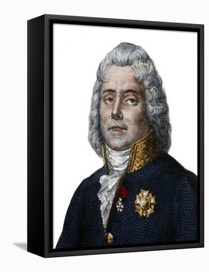 Portrait of Charles Maurice de Talleyrand Perigord, 1st Prince de Benevent, French diplomat-French School-Framed Premier Image Canvas