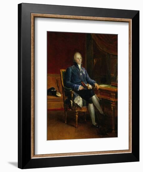 Portrait of Charles Maurice De Talleyrand Perigord, Prince of Benevent, 1808-Francois Gerard-Framed Art Print