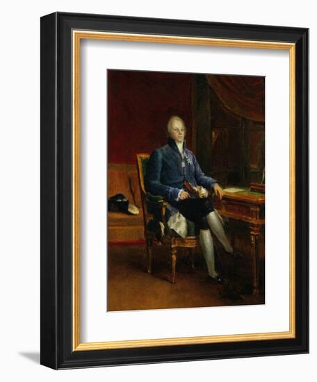 Portrait of Charles Maurice De Talleyrand Perigord, Prince of Benevent, 1808-Francois Gerard-Framed Art Print