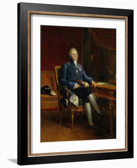 Portrait of Charles Maurice De Talleyrand Perigord, Prince of Benevent, 1808-Francois Gerard-Framed Art Print