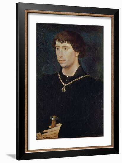 Portrait of Charles the Bold-Rogier van der Weyden-Framed Giclee Print