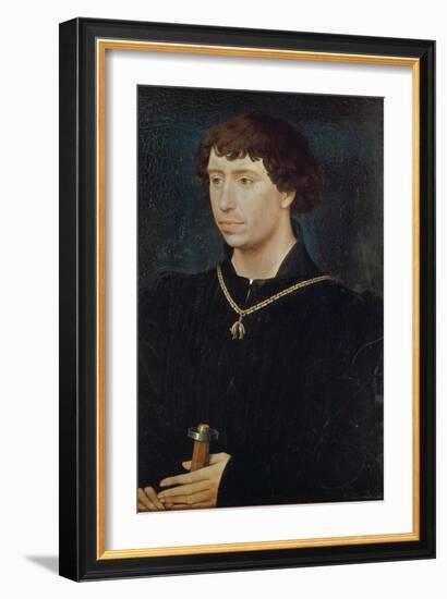 Portrait of Charles the Bold-Rogier van der Weyden-Framed Giclee Print