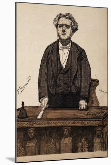 Portrait of Charles Thomas Floquet-null-Mounted Giclee Print