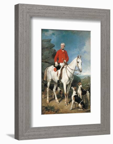 Portrait of Charles Trelawny-Sir Francis Grant-Framed Art Print