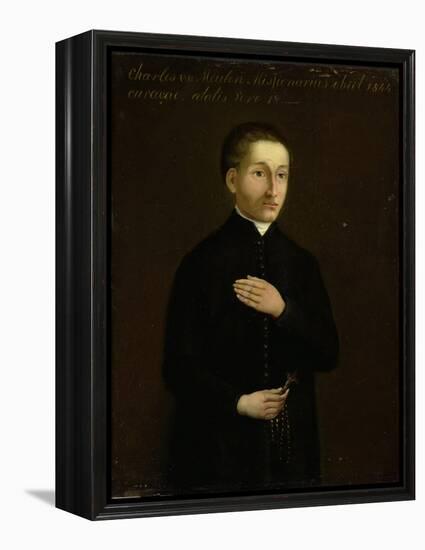 Portrait of Charles Van Der Meulen, Missionary to Curacao-null-Framed Stretched Canvas