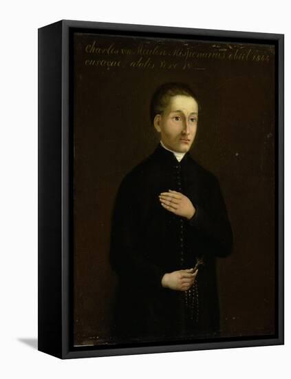 Portrait of Charles Van Der Meulen, Missionary to Curacao-null-Framed Stretched Canvas