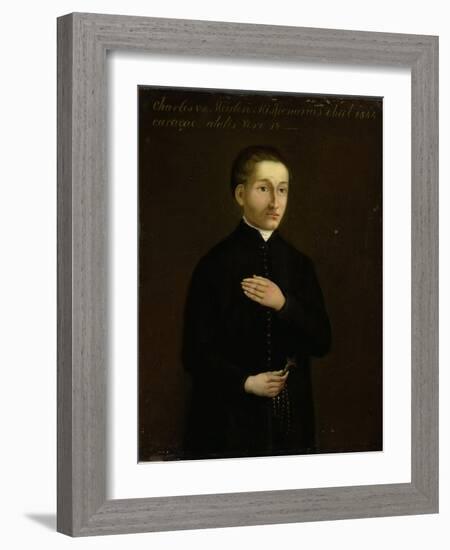 Portrait of Charles Van Der Meulen, Missionary to Curacao-null-Framed Art Print