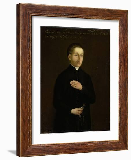 Portrait of Charles Van Der Meulen, Missionary to Curacao-null-Framed Art Print