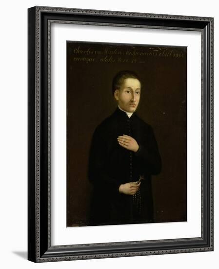 Portrait of Charles Van Der Meulen, Missionary to Curacao-null-Framed Art Print