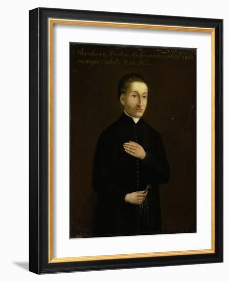 Portrait of Charles Van Der Meulen, Missionary to Curacao-null-Framed Art Print