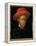 Portrait of Charles VII (1403-61) (Oil on Panel)-Jean Fouquet-Framed Premier Image Canvas