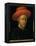 Portrait of Charles VII (1403-61) (Oil on Panel)-Jean Fouquet-Framed Premier Image Canvas