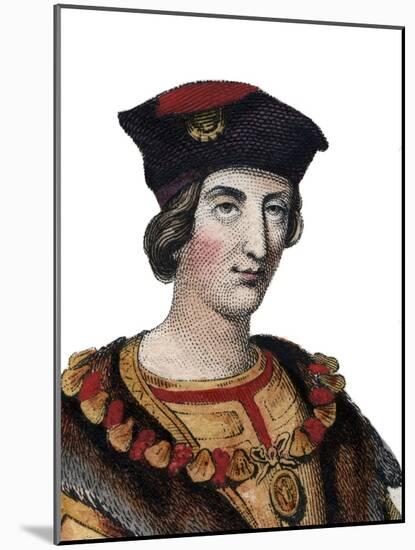 Portrait of Charles VIII of France (1470-1498), King of France-French School-Mounted Giclee Print