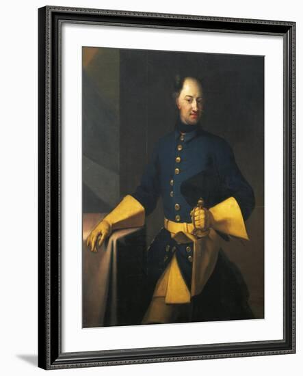 Portrait of Charles XII-null-Framed Giclee Print