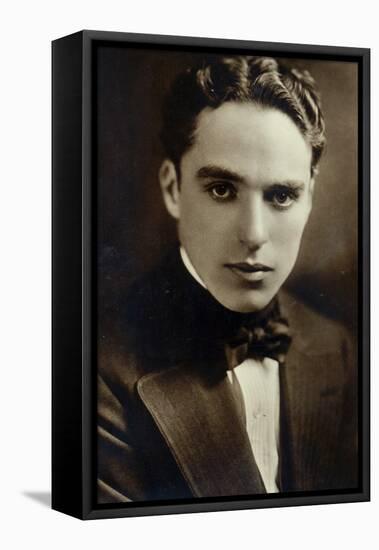 Portrait of Charlie Chaplin, c. 1918-American Photographer-Framed Premier Image Canvas