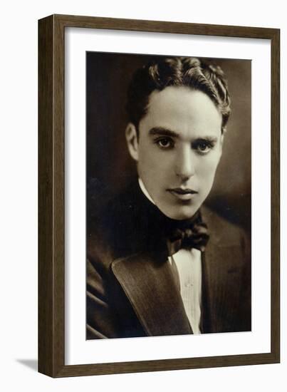 Portrait of Charlie Chaplin, c. 1918-American Photographer-Framed Photographic Print