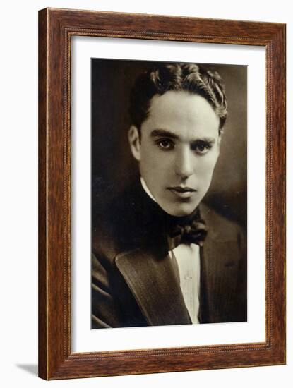 Portrait of Charlie Chaplin, c. 1918-American Photographer-Framed Photographic Print