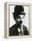 Portrait of Charlie Chaplin-null-Framed Premier Image Canvas