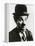 Portrait of Charlie Chaplin-null-Framed Premier Image Canvas