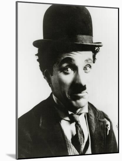 Portrait of Charlie Chaplin-null-Mounted Photographic Print