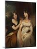 Portrait of Charlotte and Sarah Carteret-Hardy, 1801 (Oil on Canvas)-Thomas Lawrence-Mounted Giclee Print