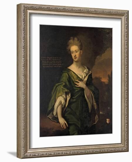 Portrait of Charlotte Clayton-Godfrey Kneller-Framed Giclee Print