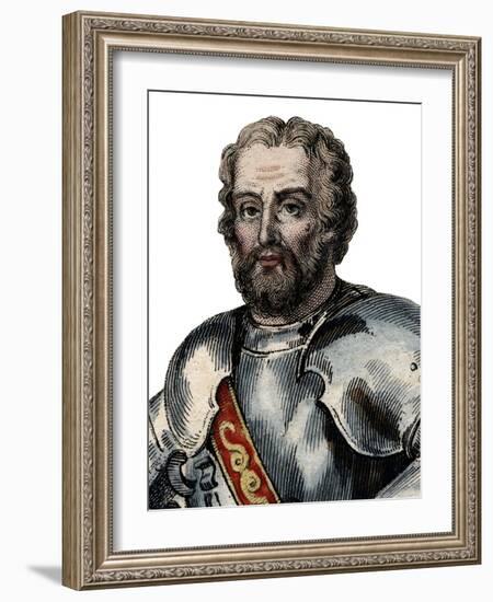 Portrait of Chevalier de Bayard (1476-1524), French soldier-French School-Framed Giclee Print