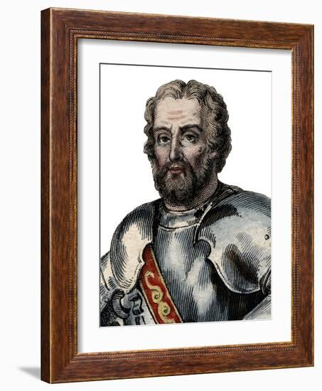 Portrait of Chevalier de Bayard (1476-1524), French soldier-French School-Framed Giclee Print