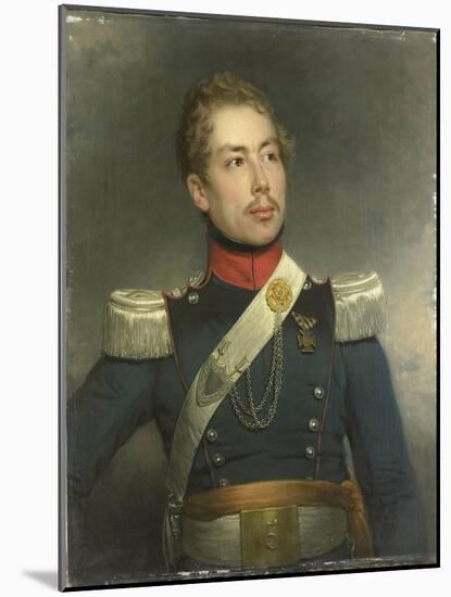 Portrait of Christian Edouard Fraser, Second Lieutenant of the 5th Regiment of the Dragoons-Charles Howard Hodges-Mounted Art Print