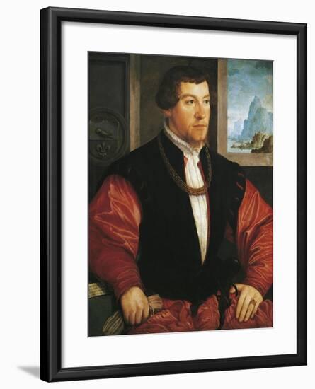Portrait of Christoph Baumgartner-Christoph Amberger-Framed Giclee Print